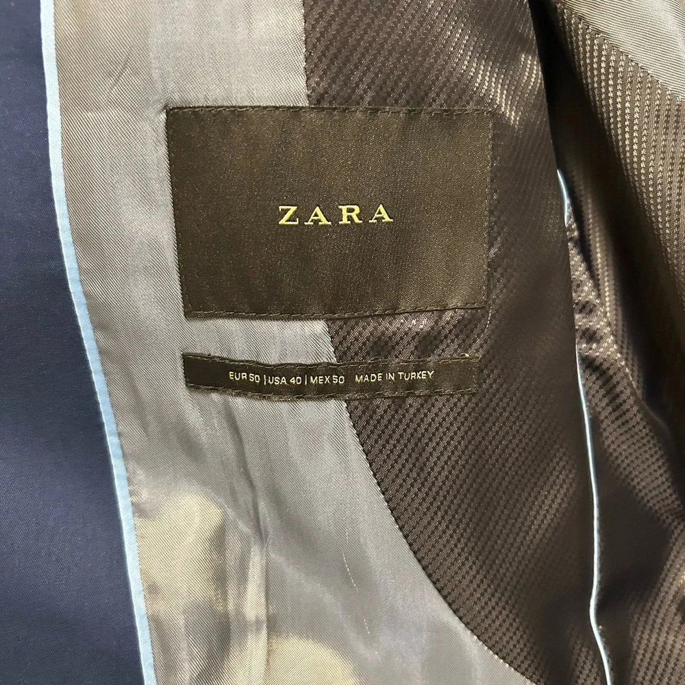 Zara Classic Navy Blazer - Picture 4 of 4